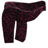 1.0 Winter Wrapped Emo Vkei Scarf Pink Leopard