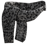 1.0 Winter Wrapped Emo Vkei Scarf White Leopard