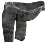 1.0 Winter Wrapped Emo Vkei Scarf White Snake Skin