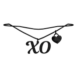 1.0 XO Necklace (Black)