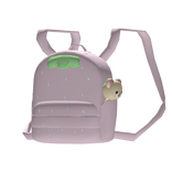 ♡ : 1.0🍓kawaii light pink strawberry backpack