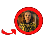 Stranger Things Eleven Circle⏳(Glows)