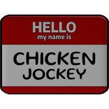 Chicken Jockey Sticker