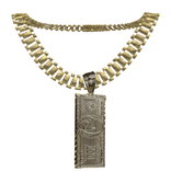 14k Dollar BIll Rolex Chain 