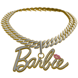 14k Gold Barbie Cuban