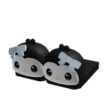 ♡ 1.0 cute blue winter penguin slippers