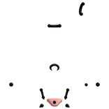 ♰  vkei full set piercing w tongue black