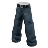 Grunge Classic Jeans in Blue