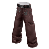 Grunge Classic Jeans in Red