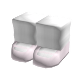 light pink bunny doll school shoes w socks