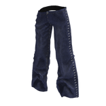 dark blue baggy side stitched jeans