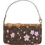 2000s Blossom Pouchette Bag | Brown