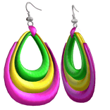2000s Colorful Harajuku Ear Hoops Y2K