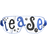 2000s Glitter Scene Tease Shades (Blue & Black)