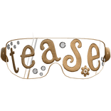 2000s Glitter Scene Tease Shades (Gold)