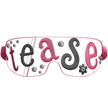 2000s Glitter Scene Tease Shades (Pink & Black)