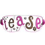 2000s Glitter Scene Tease Shades (Pink Leopard)