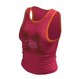 2000s Graphic 11 Tank Top In Pink & Orange