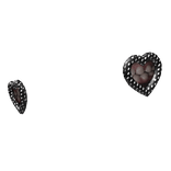 2000s Heart-shaped Polka Dot Gauges Bodymod