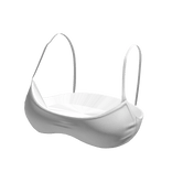 2000s Leather Crop Top in White