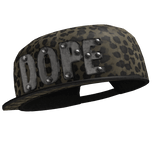 2000s leopard Print Scene DOPE snapback Tilted