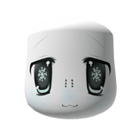 ❄️:2000's moe emo snow eyes happyderpy face cheeks