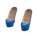 2000s Platform Stiletto Heels in Baby Blue