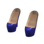 2000s Platform Stiletto Heels in Blue