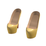 2000s Platform Stiletto Heels in Daisy Yellow