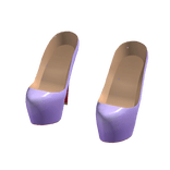 2000s Platform Stiletto Heels in Purple