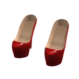 2000s Platform Stiletto Heels in Red