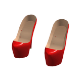 2000s Platform Stiletto Heels in Ruby Red