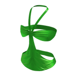 2000s Satin Summer Halter Top | Emerald Green