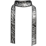 2000s Zebra Print Scarf Y2K