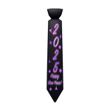 2025 New years Tie - Purple Party