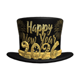 2026 New Year Top Hat