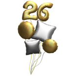 2026 New Years Party Balloons