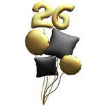 2026 New Years Party Balloons