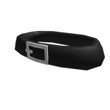 [2.0] Black Frame-Buckle Belt