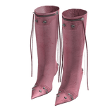 2.2 Street Design Pink Pointed Boots