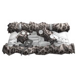 cute streetwear white leopard fur skirt 3.0