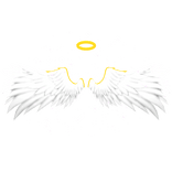 2D Angel Wings Halo Aura