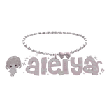 ꒰ . 3.0 aleiya beaded necklace