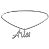3.0 Aries Zodiac Sign Necklace in Silver