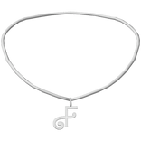 ꒰3.0꒱ BB initial necklace: F
