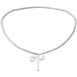 ꒰3.0꒱ BB initial necklace: T