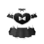 💟3.0 Beautiful heart set with white lace