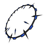 [3.0] Black Blue Angel Spike Halo Aura (Body)