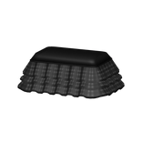 3.0 black jirai kei kawaii pastel goth plaid skirt