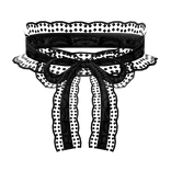 3.0 Black Lace Choker w Bow